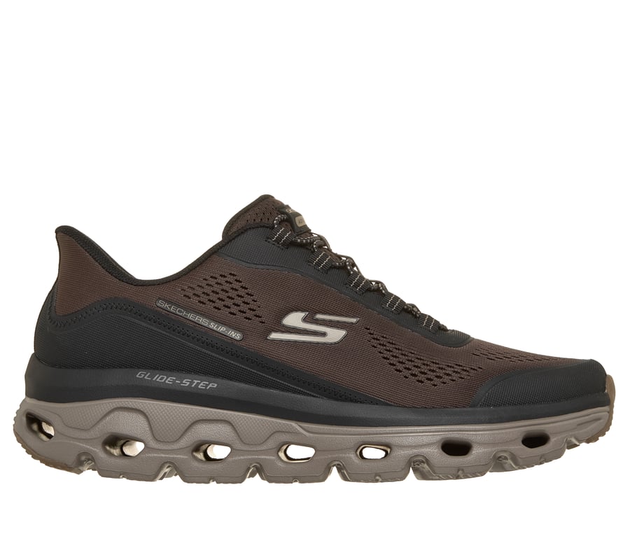 Skechers Slip-ins: Glide-Step Sole - Glover Peak, BROWN / BLACK, fullimage number 0