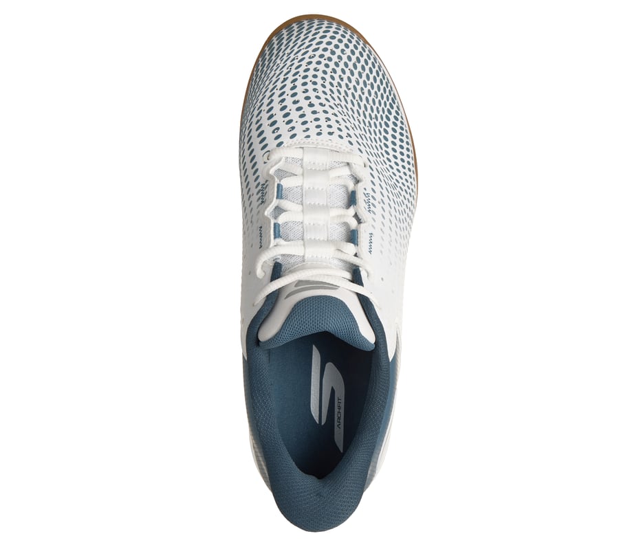 Skechers Slip Ins Men\'s 11.5 Wide 2E Sneakers White Gum Court Faux Leather Amazon.com | Skechers Court Classics Sport Court 2.0-Konor  main image 4