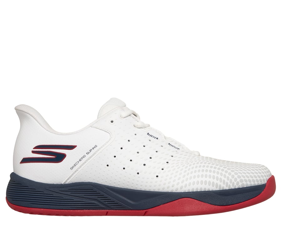 Skechers Slip-ins Relaxed Fit: Viper Court Reload, WHITE / NAVY, fullimage number 0