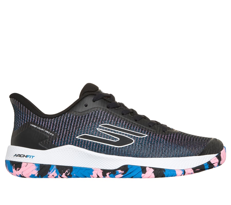 Skechers Viper Court Pro 2.0 - Pickleball, BLK / BLU / PNK, fullimage number 0
