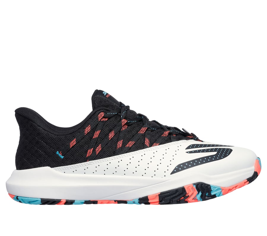 Skechers Viper Court Rally, WHITE / PINK / LIGHT BLUE, fullimage number 0