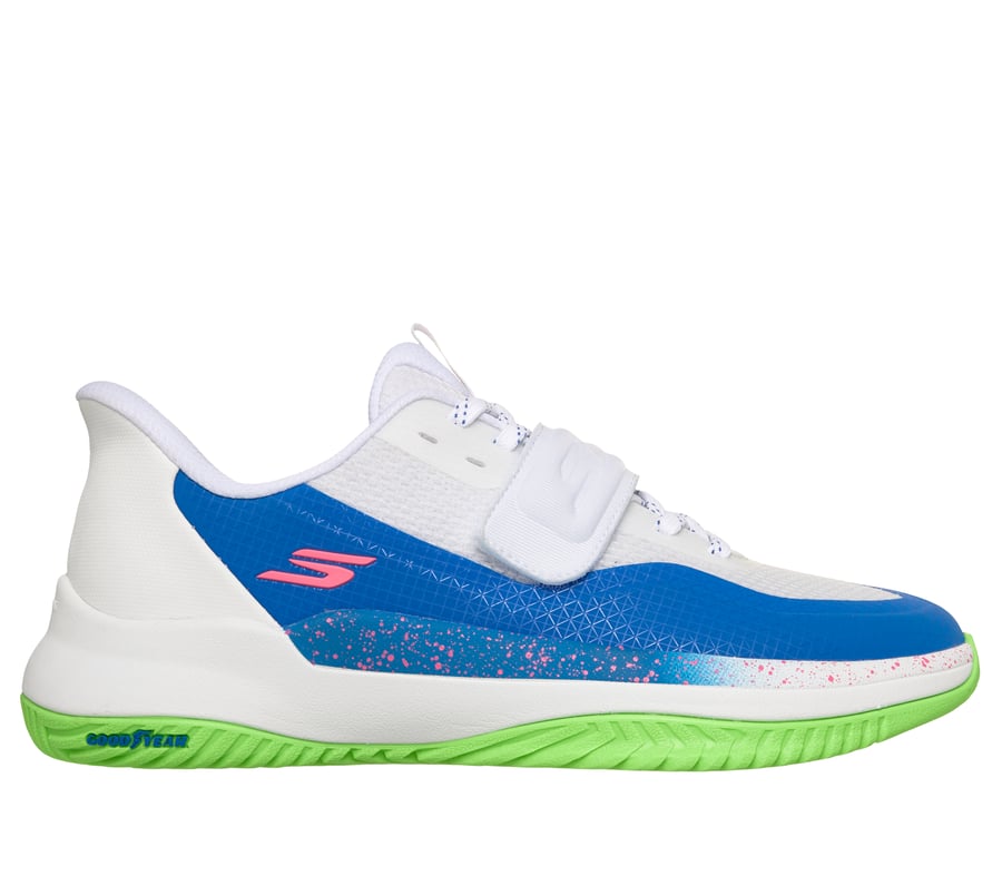 Skechers Slip-ins Relaxed Fit: Viper Court Elite - 2.0, WHITE / BLUE, fullimage number 0