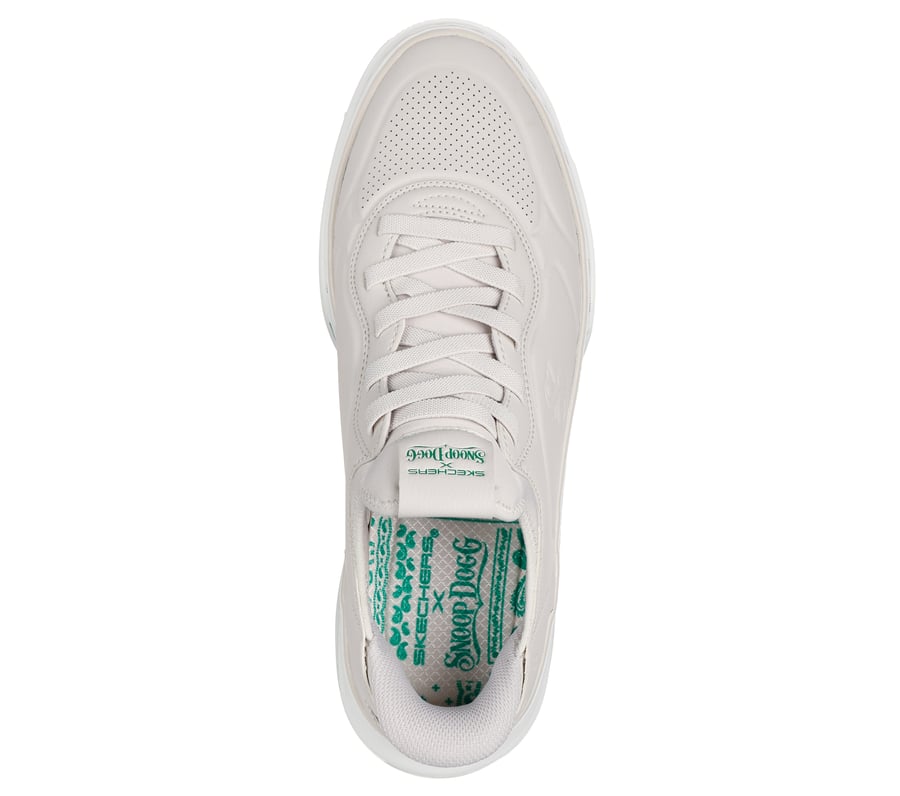 Sketchers Snoop Dogg Slip On Sneakers, Green Accents Erica YuB: Skechers x Snoop Dogg Drops Three Bold  main image 3