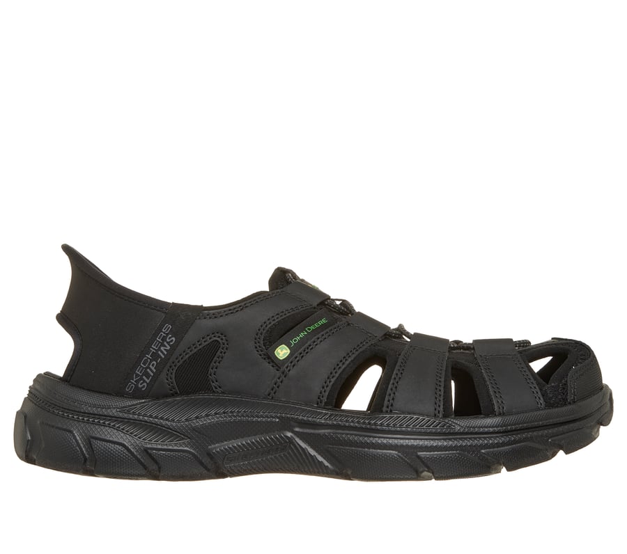 スケッチャーズ スリップインズ x ジョンディア リラックスドフィット：リヴォルテッド - ナイル, ブラック, fullimage number 0