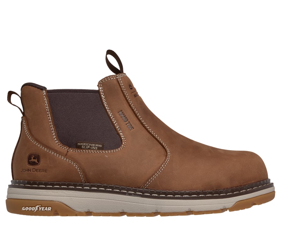 Skechers Slip-ins John Deere: Flex Boot Rangeland - Driftpine, DARK BROWN, fullimage number 0