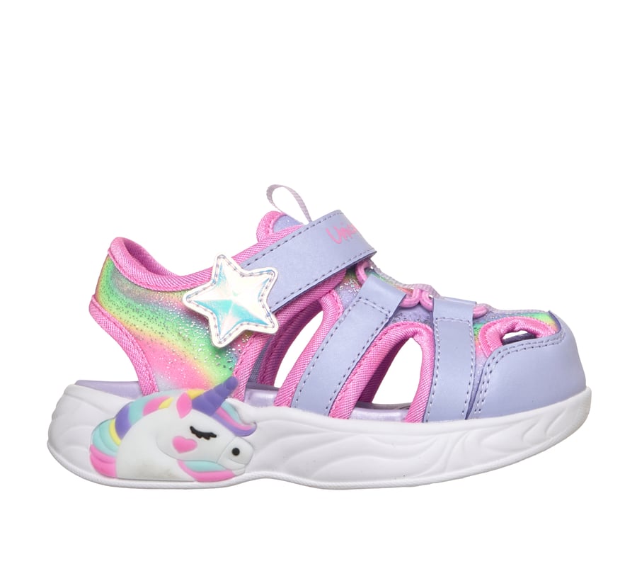S-Lights: Unicorn Dreams Sandal, LAVANDE / MULTI, fullimage number 0