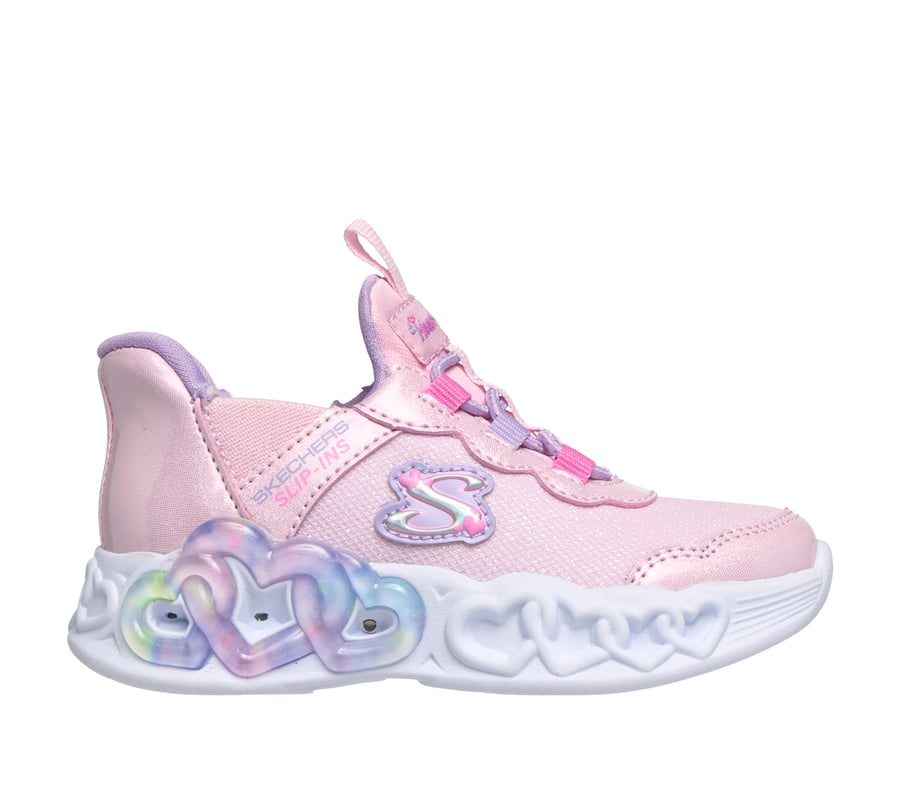 Skechers Slip-ins: Infinite Heart Lights -  Sparkle Heart, LIGHT PINK, fullimage number 0