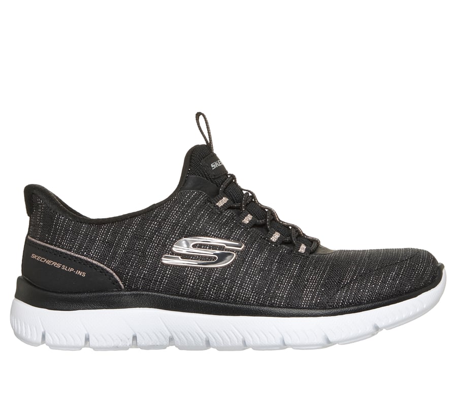 Skechers Slip-ins: Summits - Sparkline, BLACK / ROSE GOLD, fullimage number 0