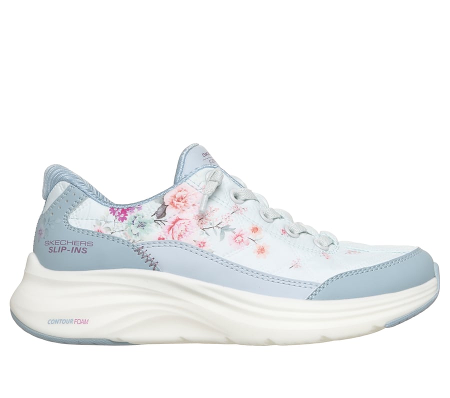Skechers Slip-ins: Contour Foam - Cozy Fit Gentle Bloom, BLUE, fullimage number 0