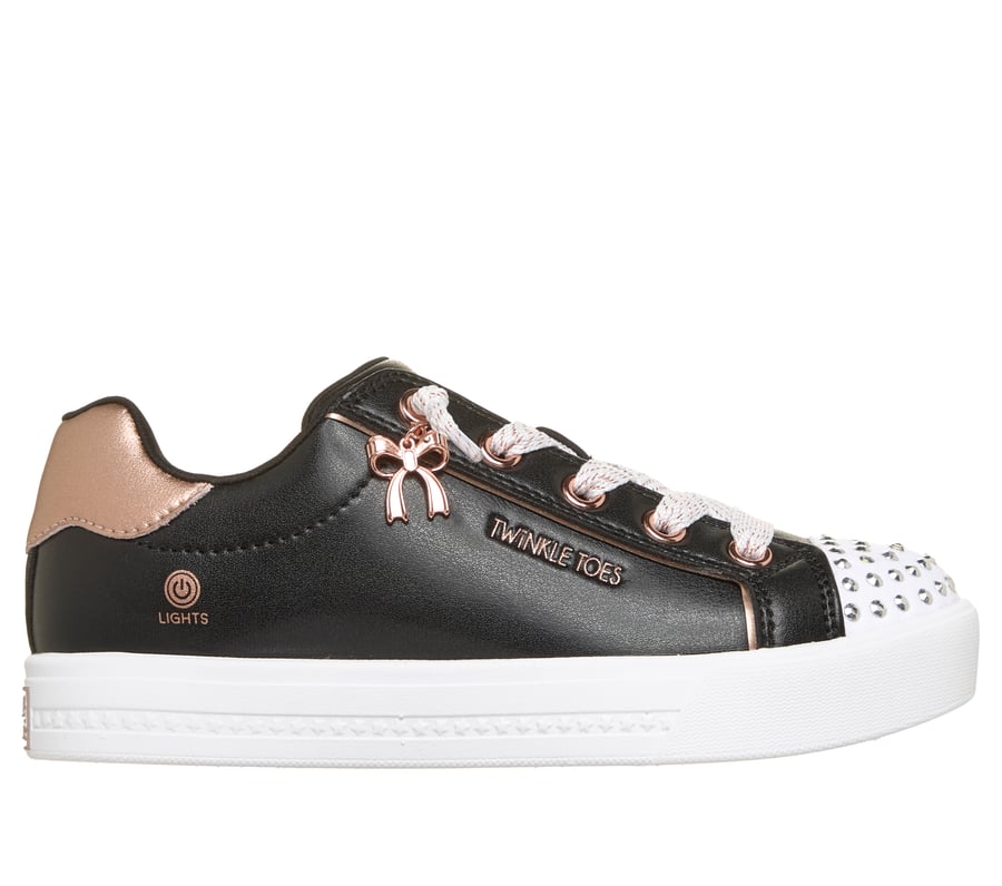 Twinkle Toes: Twinkle Star, BLACK / ROSE GOLD, fullimage number 0