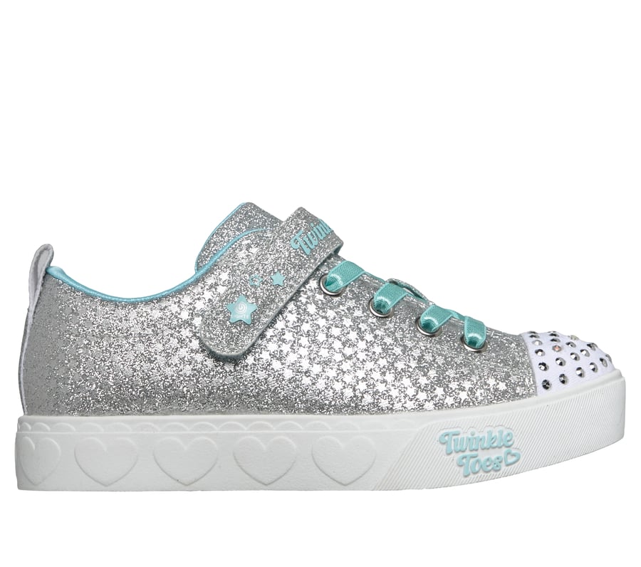 Twinkle Toes: Heart Steps - Shimmering Star, SILVER, fullimage number 0
