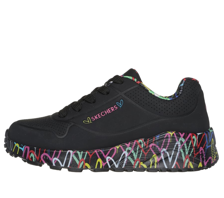Skechers x JGoldcrown: Uno Lite - Lovely Luv, SCHWARZ / MEHRFARBIG, fullimage number 0