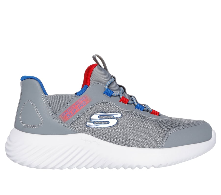 Skechers Slip-ins: Bounder - Brisk-Burst, CHARCOAL / RED, fullimage number 0