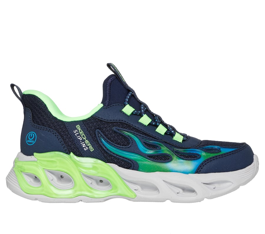Skechers Slip-ins S-Lights: Thermo Flash 2.0 - Heat-Brisk, NAVY / LIME, fullimage number 0
