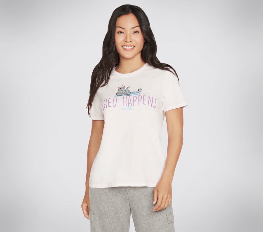 BOBS Shed Happens Tee Shirt, LIGHT MAUVE, fullimage number 0