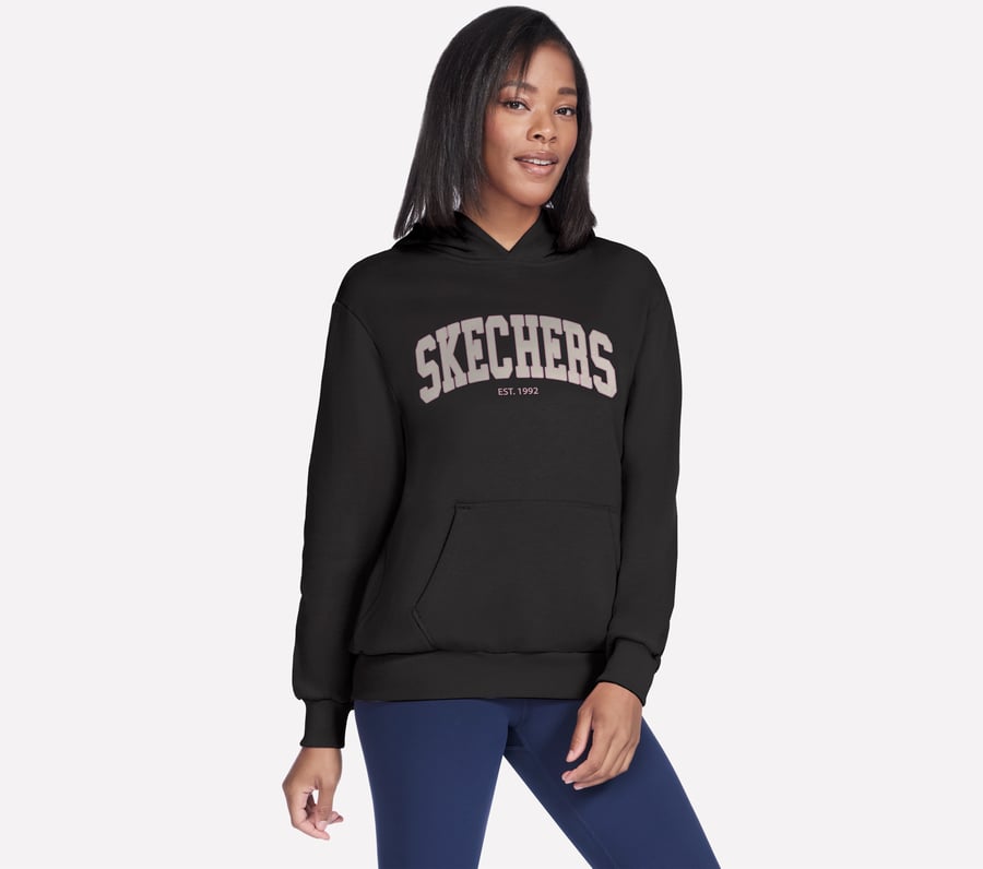 Collegiate Hoodie, BLACK, fullimage number 0