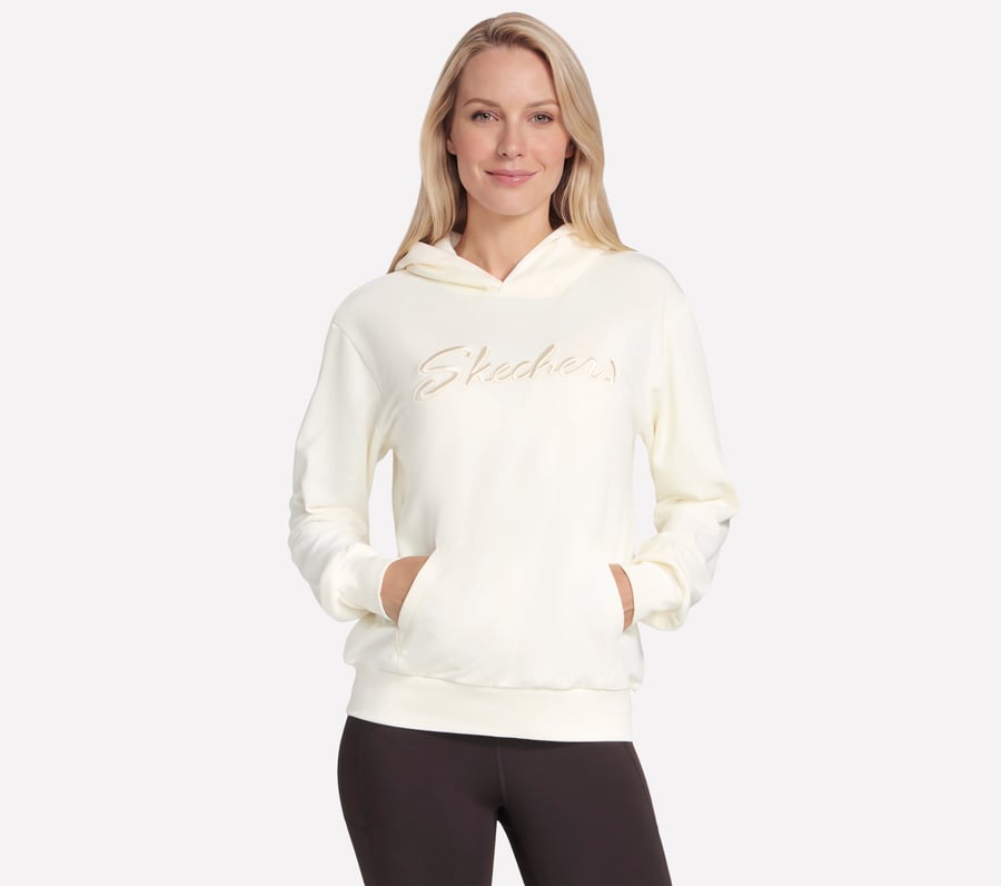 Skechers Logo Hoodie, BLANC CASSÉ, fullimage number 0