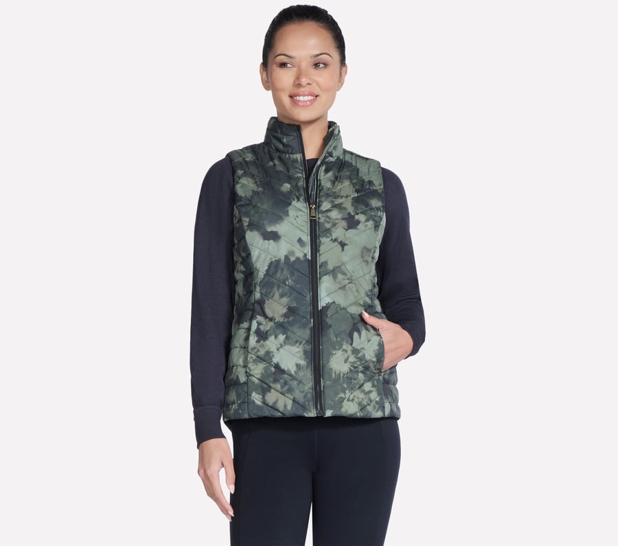 On-the-GO Luxe Vest, GRIS ANTHRACITE / OLIVE, fullimage number 0