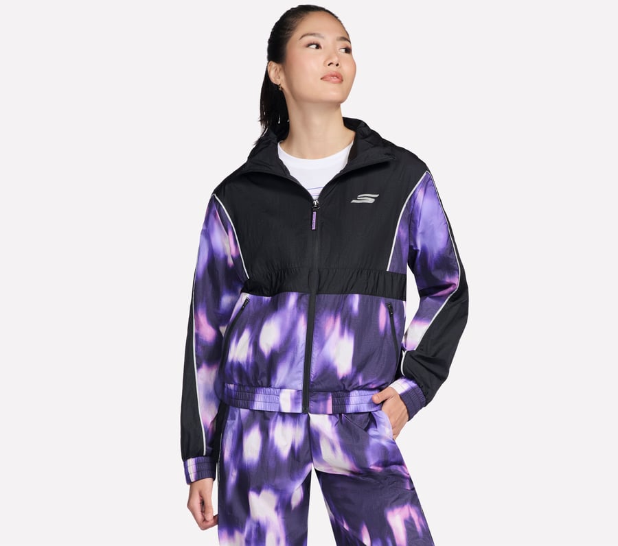 Performance Fusion Track Jacket, PURPLE / WHITE, fullimage number 0