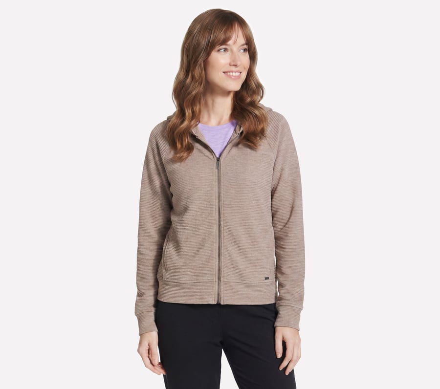GO Luxe Ottoman Jacket, NATURAL / ORANGE, fullimage number 0