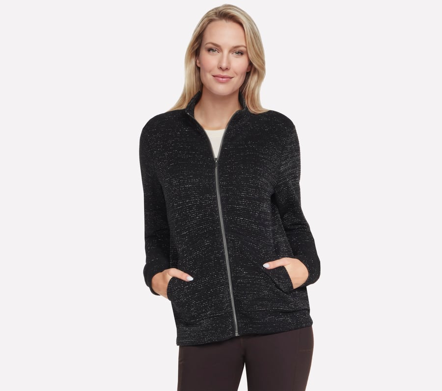The GO WALK Sparkle Jacket, BLACK, fullimage number 0