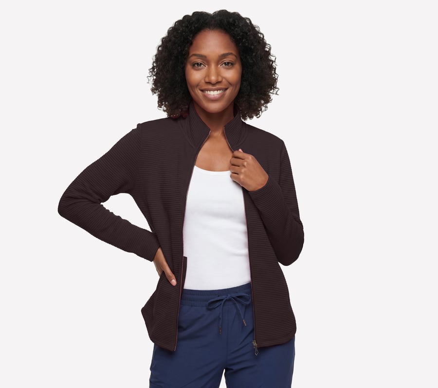 The GO WALK Shine Jacket, BROWN, fullimage number 0