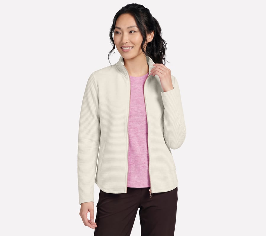 The GO WALK Shine Jacket, TAUPE / PEACH, fullimage number 0