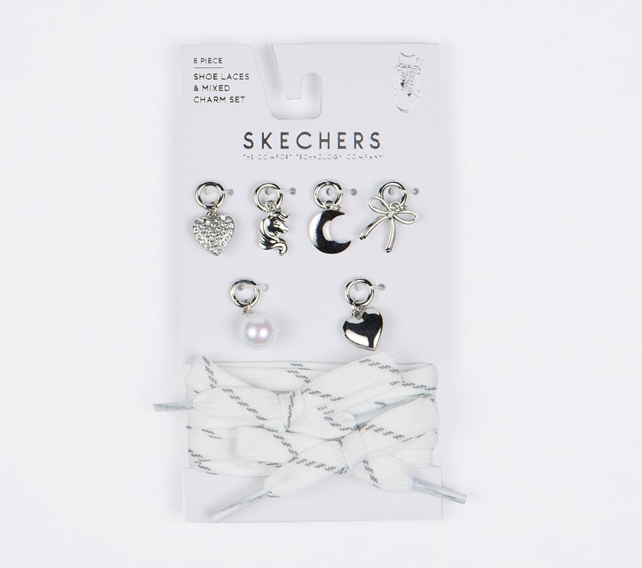 Foil Hearts Lace Charm Pack, ARGENT, fullimage number 0