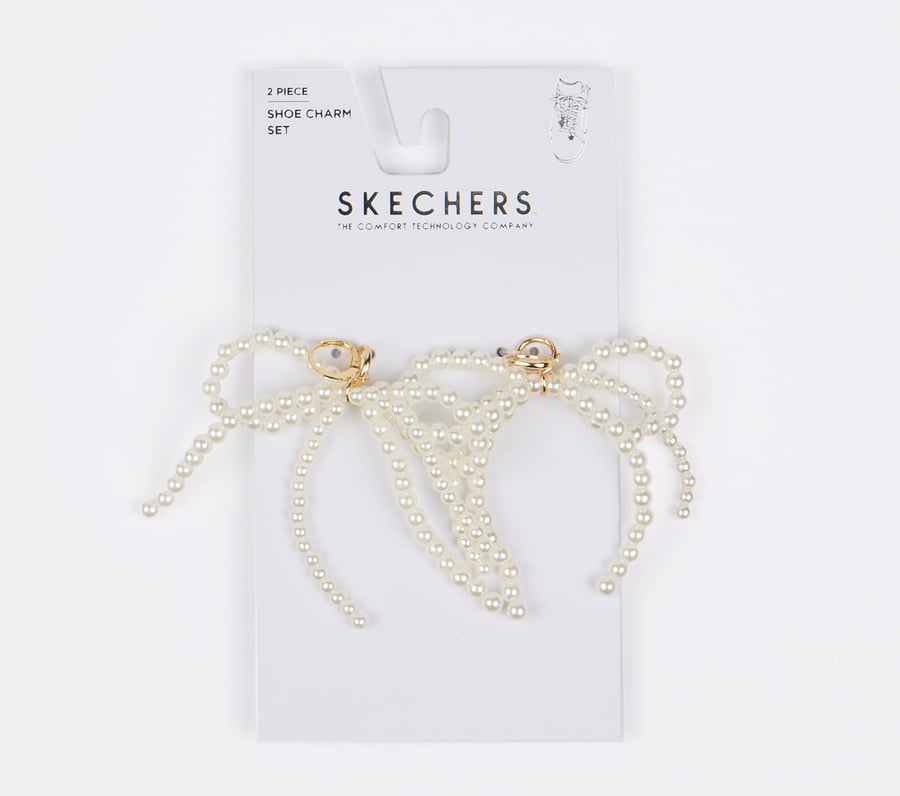 Pearl Bow Lace Charm Pack, BLANC, fullimage number 0