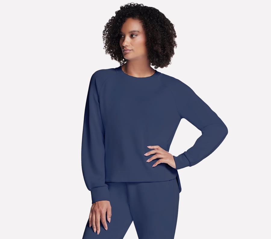 SKECHLUXE Elevate Crewneck, BLEU MARINE, fullimage number 0