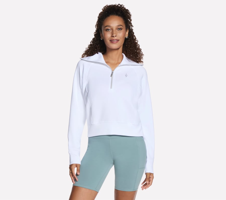 SKECHLUXE Elevate 1/4 Zip, WHITE, fullimage number 0