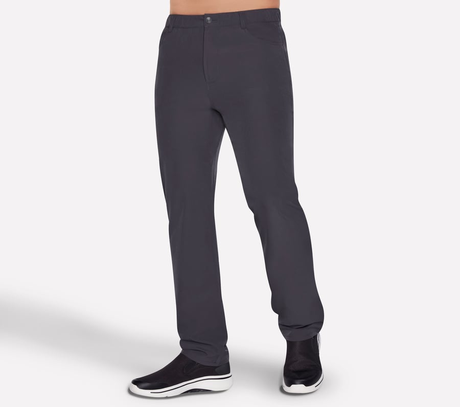 The GO WALK Pant Skechweave Premium, NOIR / GRIS ANTHRACITE, fullimage number 0