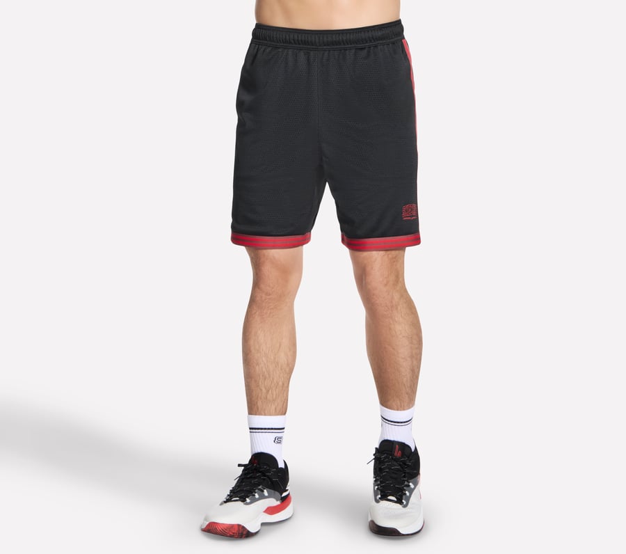 Street Basketball 8 Inch Short, BLACK, fullimage number 0