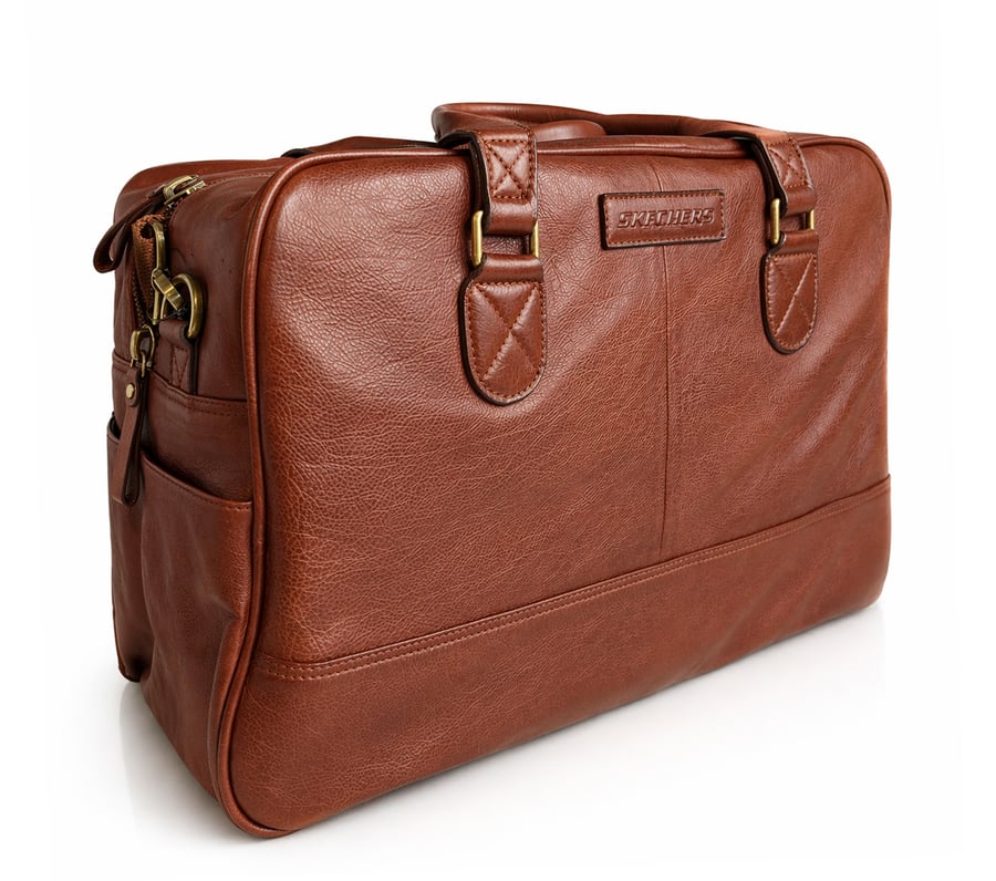 Skechers Leather Duffle, COGNAC, fullimage number 0