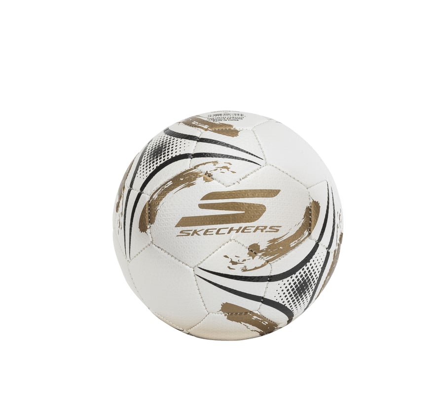 Hex Brushed Size 1 Soccer Ball, BLANC / DORÉ, fullimage number 0