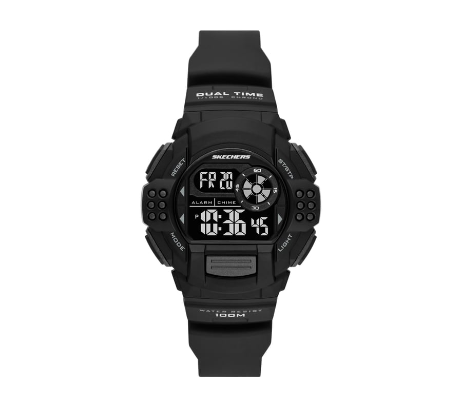 Front Button Black Watch, BLACK, fullimage number 0