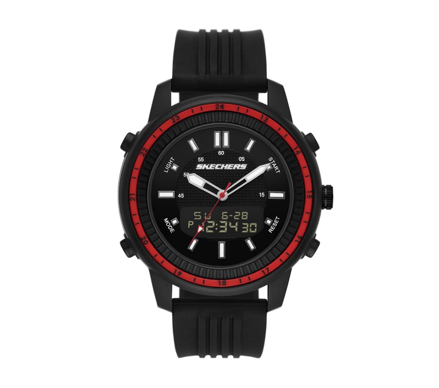 Skechers Wilkie Analog Watch, BLACK, fullimage number 0