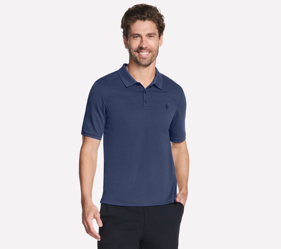 Skechers Off Duty Polo, BLEU MARINE, fullimage number 0