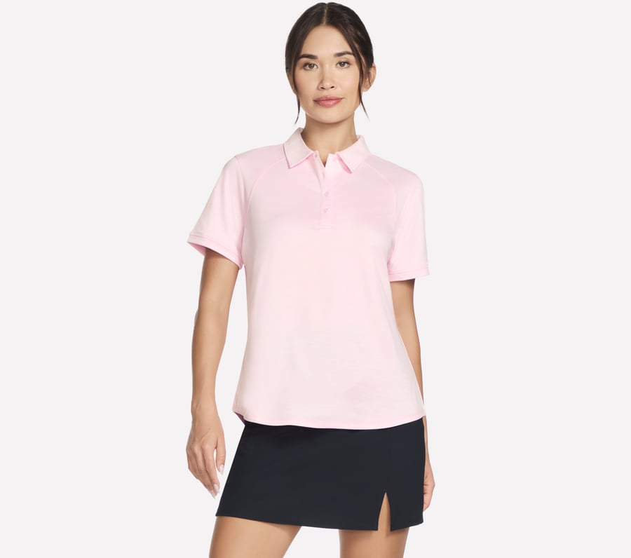 GO DRI SWIFT Club Polo, WHITE / PINK, fullimage number 0