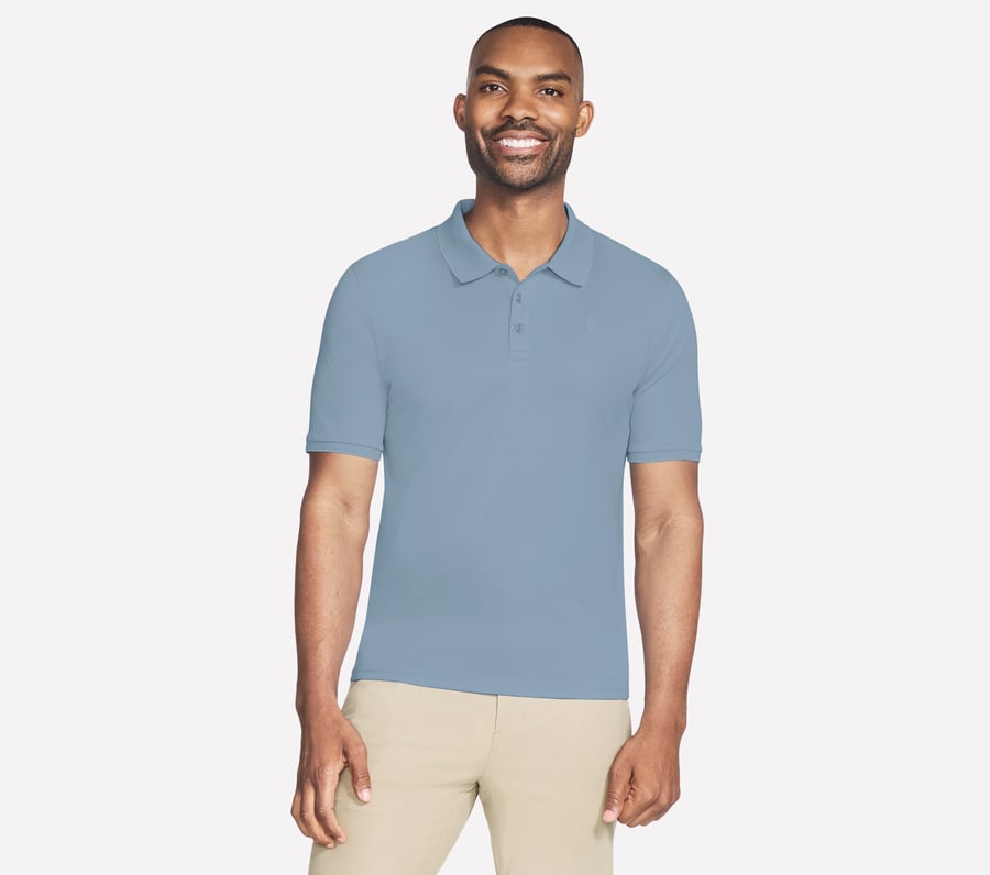 Skechers Off Duty Polo, BLAU / VIOLETT, fullimage number 0