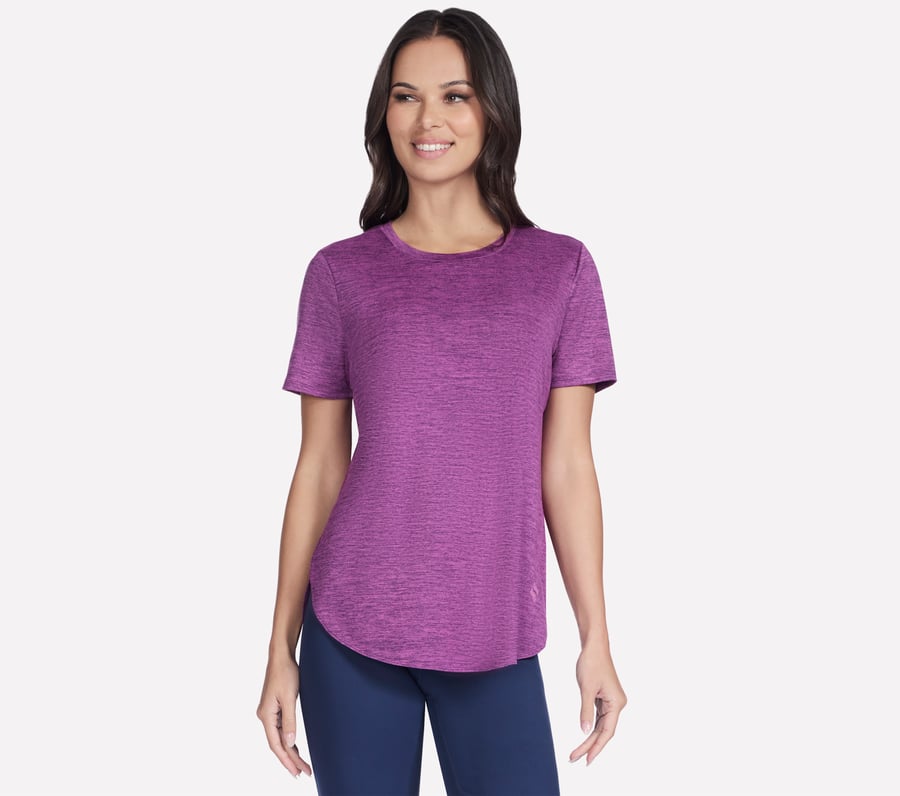 GO DRI Swift Tunic Tee, NOIR / FUCHSIA, fullimage number 0