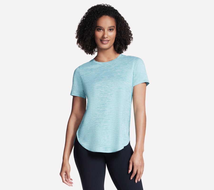 GO DRI Swift Tunic Tee, NAVY / GREEN, fullimage number 0