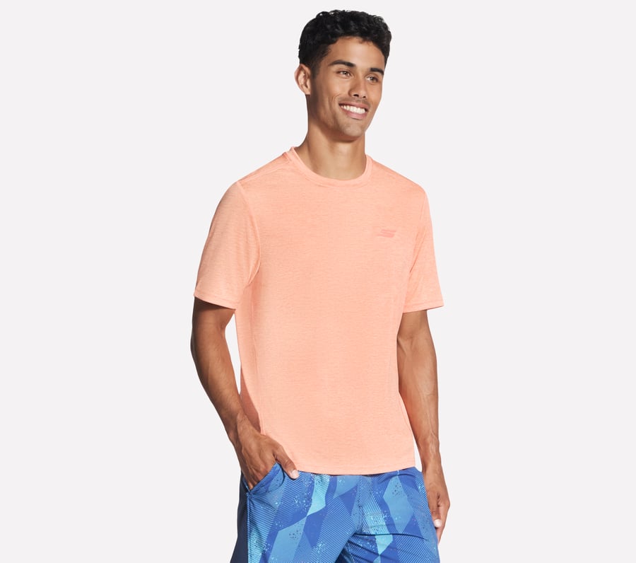 Performance Charge Tee, WHITE / PINK / ORANGE, fullimage number 0