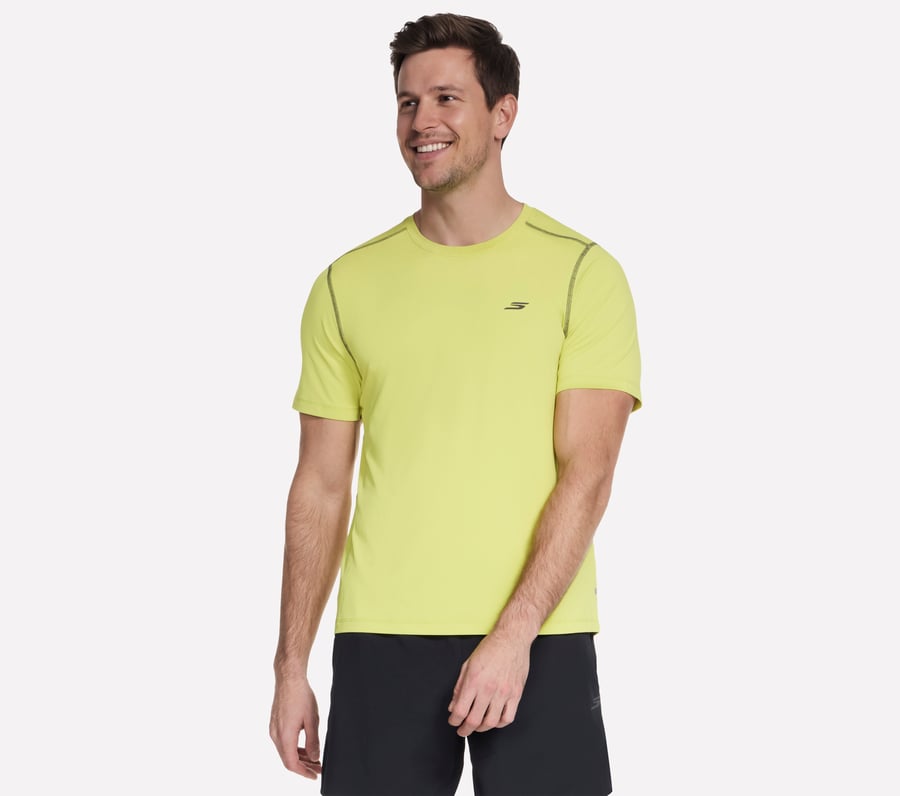 GO RUN Vapor Tee, NEON LIME / MULTI, fullimage number 0