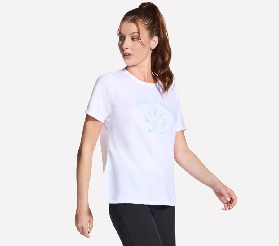 Tee Time Short Sleeve Tee, WHITE, fullimage number 0