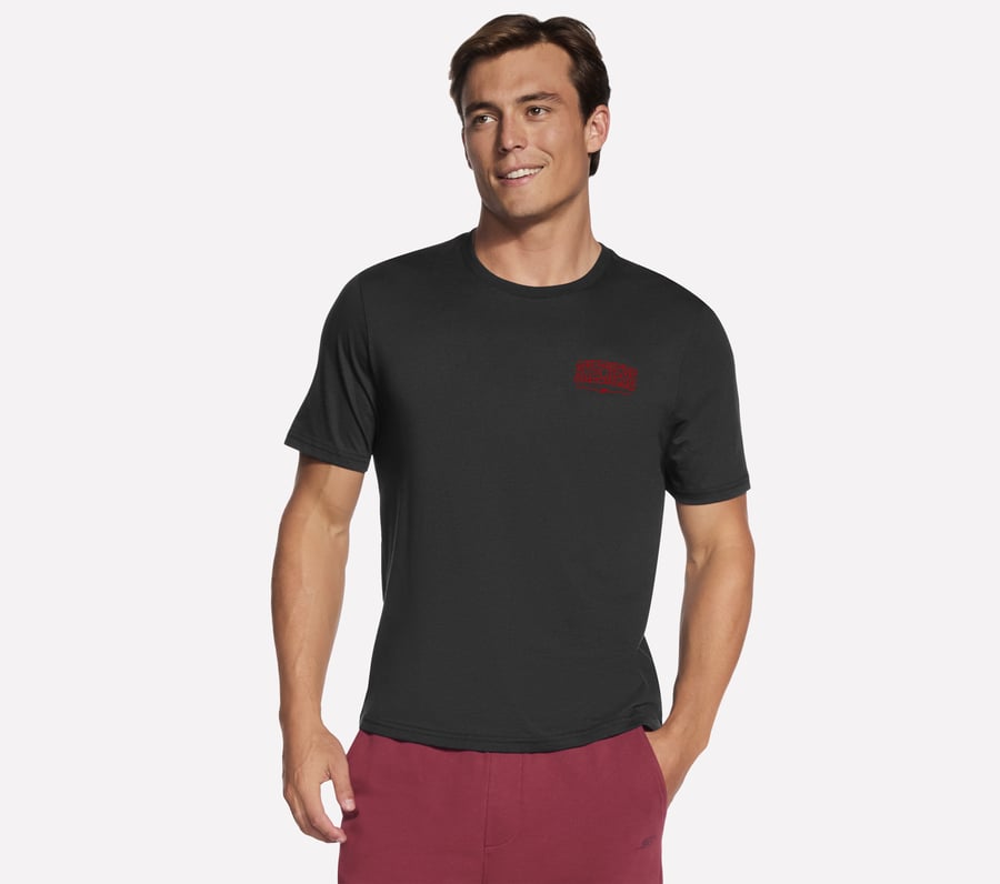 Letterman Tee, BLACK, fullimage number 0