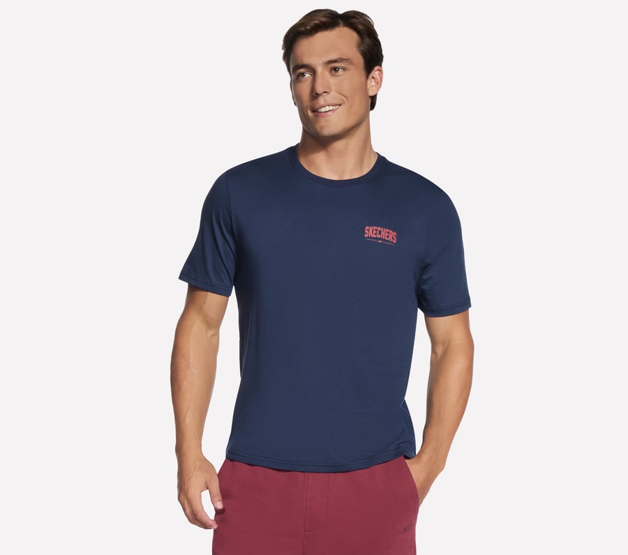 Letterman Tee, NVY, fullimage number 0