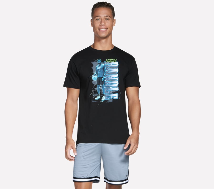 Skechers Basketball: Julius Tee, BLACK, fullimage number 0