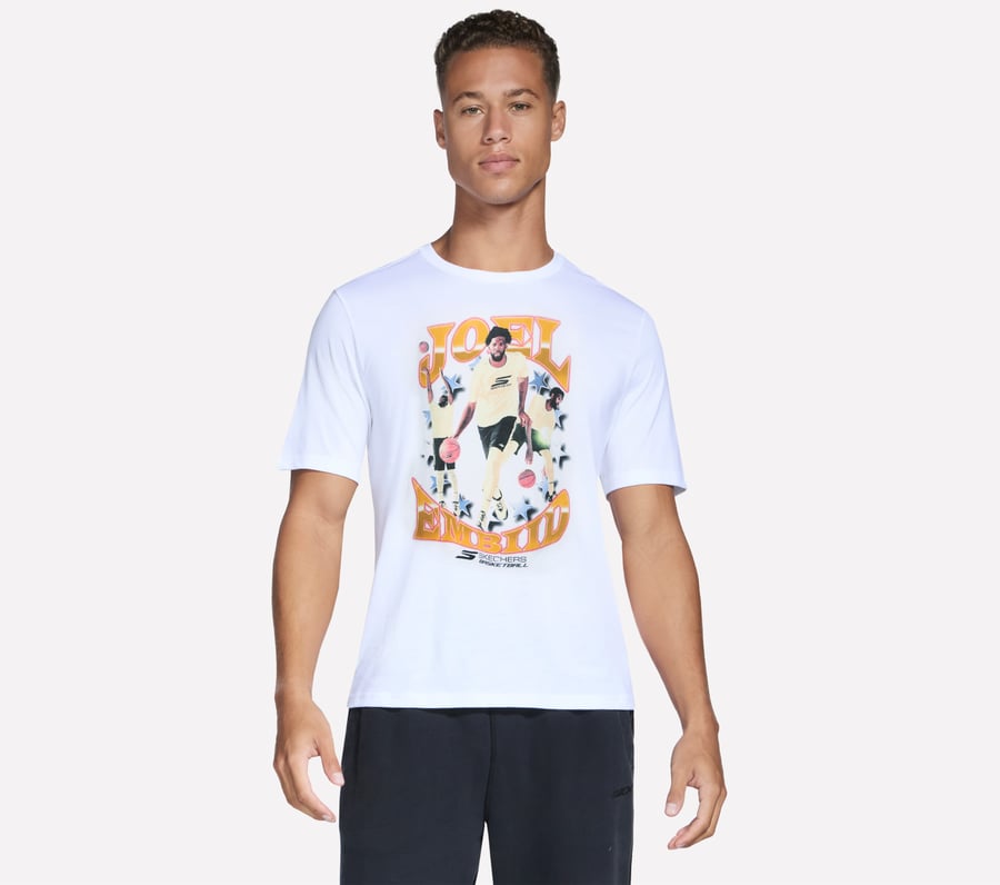 Skechers Basketball: Joel Tee, WHITE, fullimage number 0