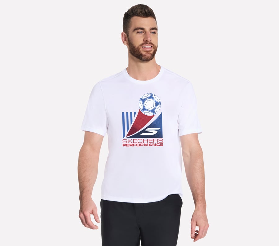 Golden Goal Tee, WHITE, fullimage number 0